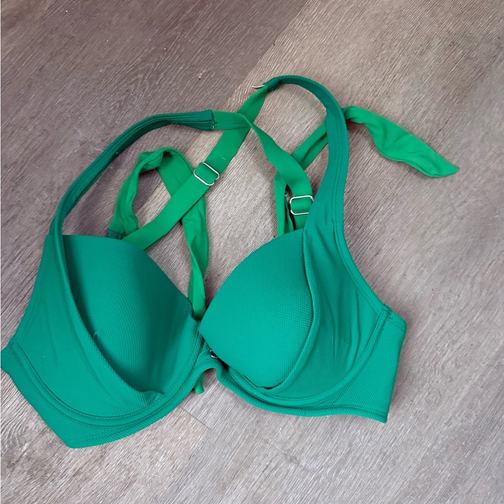 Green Bikini Top